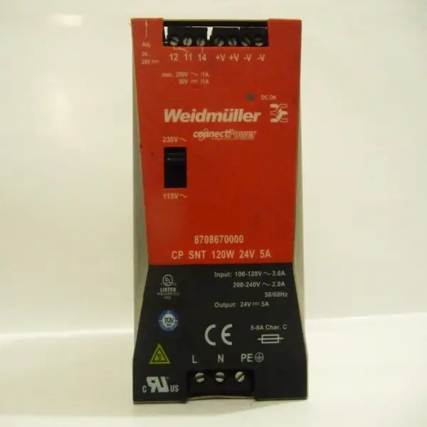 Power Supply Unit, 8708670000, 24VDC, WEIDMULLER GmbH